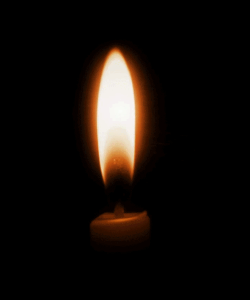 Rolig animeret lysflamme